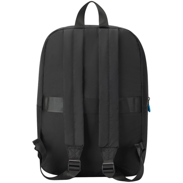Складной рюкзак Compact Neon, черный с голубым (Изображение 3)
