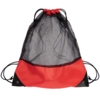 Рюкзак мешок с укреплёнными уголками Mesh, красный, 35*41 см, полиэстер 210D (Изображение 1)