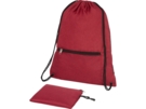Складной рюкзак со шнурком Coss (темно-красный) 