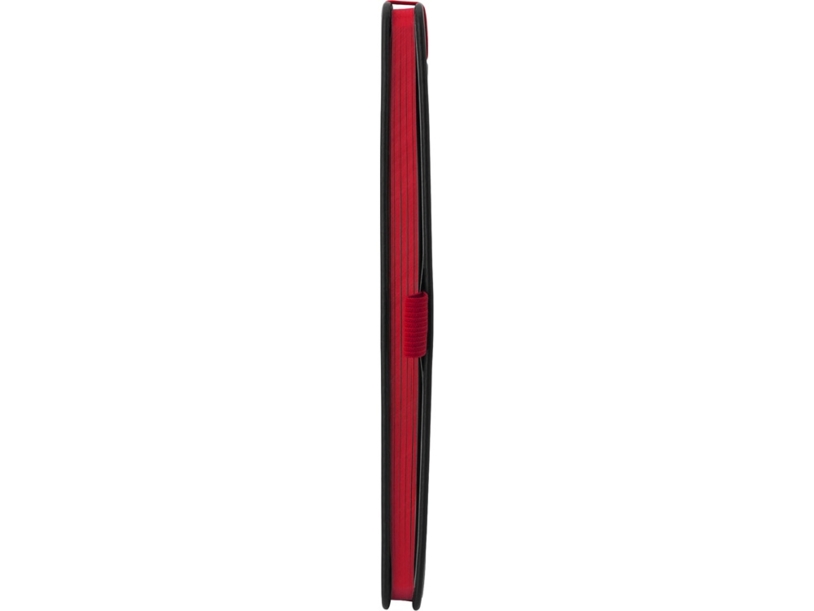 Блокнот ColorNote Black, твердая обложка A5, 80 листов, черный с красным (Изображение 4)