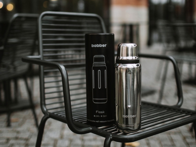 Вакуумный термос Flask, 470 мл (серебристый) 470 мл (Изображение 10)