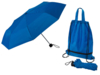 Зонт Picau из переработанного пластика в сумочке (синий)  (Изображение 1)