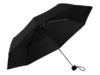 Зонт Picau из переработанного пластика в сумочке (черный)  (Изображение 2)