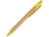 Ручка шариковая бамбуковая STOA (бежевый/желтый)  (Изображение 1)