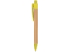 Ручка шариковая бамбуковая STOA (бежевый/желтый)  (Изображение 2)