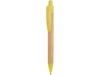 Ручка шариковая бамбуковая STOA (бежевый/желтый)  (Изображение 3)