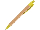 Ручка шариковая бамбуковая STOA (бежевый/желтый) 