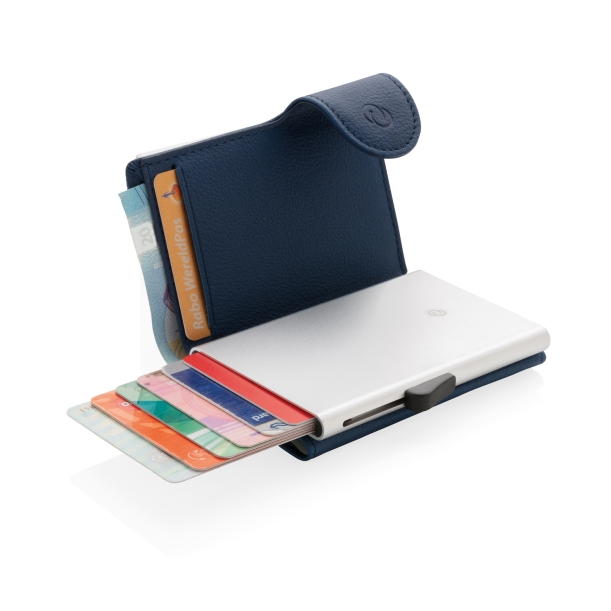 Кошелек с держателем для карт C-Secure RFID, голубой (Изображение 3)