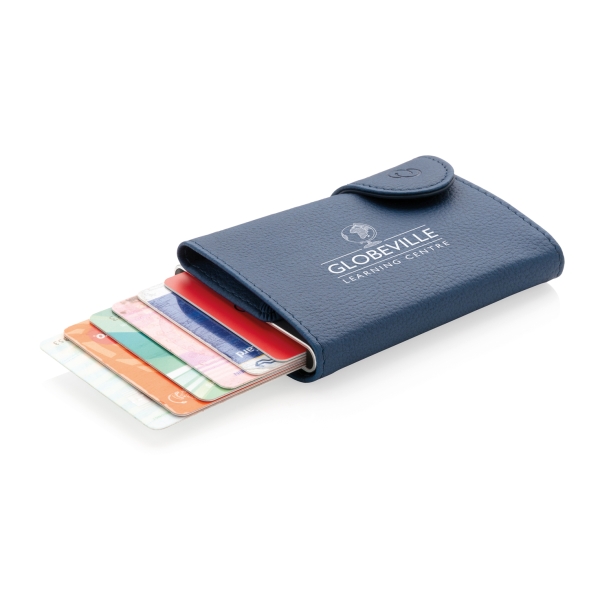 Кошелек с держателем для карт C-Secure RFID, голубой (Изображение 4)