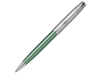 Ручка шариковая Parker Sonnet Essentials Green SB Steel CT (зеленый/серебристый)  (Изображение 1)