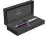 Ручка шариковая Parker Sonnet Essentials Violet SB Steel CT (серебристый/фиолетовый)  (Изображение 5)