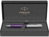 Ручка шариковая Parker Sonnet Essentials Violet SB Steel CT (серебристый/фиолетовый)  (Изображение 6)