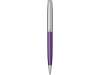 Ручка шариковая Parker Sonnet Essentials Violet SB Steel CT (серебристый/фиолетовый)  (Изображение 3)