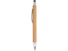 Ручка шариковая бамбуковая PAMPA (черный)  (Изображение 2)