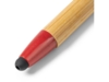 Ручка-стилус шариковая бамбуковая NAGOYA (красный)  (Изображение 2)