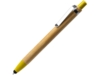 Ручка-стилус шариковая бамбуковая NAGOYA (желтый)  (Изображение 1)