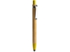 Ручка-стилус шариковая бамбуковая NAGOYA (желтый)  (Изображение 2)
