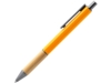 Ручка шариковая металлическая с бамбуковой вставкой PENTA (оранжевый)  (Изображение 1)