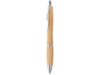 Ручка шариковая бамбуковая SAGANO (серебристый)  (Изображение 2)