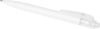 Ручка пластиковая шариковая Thalaasa (белый прозрачный/белый)  (Изображение 3)