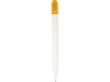 Ручка пластиковая шариковая Thalaasa (оранжевый прозрачный/белый)  (Изображение 2)