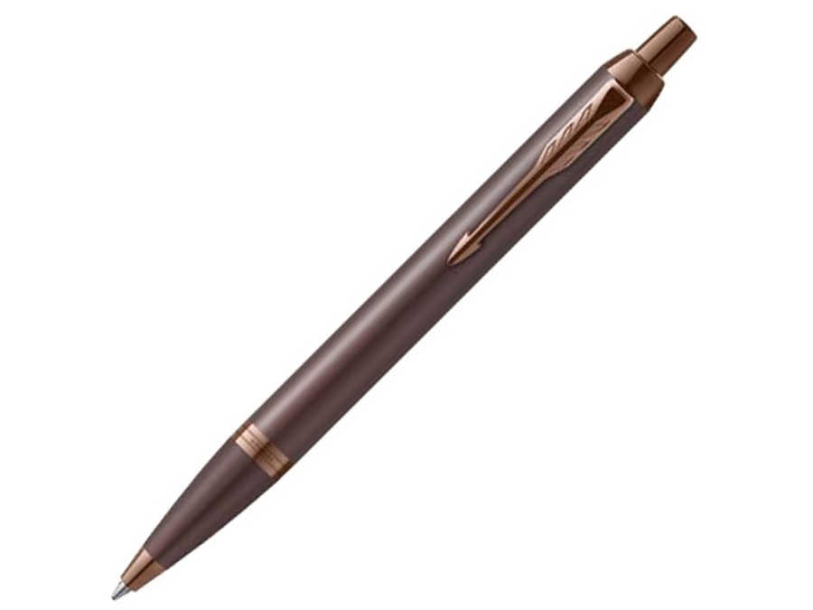 Шариковая ручка Parker IM Monochrome Brown, стержень:M, цвет чернил: blue, в подарочной упаковке.