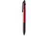 Ручка пластиковая шариковая SANDUR с чернилами 3-х цветов (красный)  (Изображение 5)