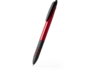 Ручка пластиковая шариковая SANDUR с чернилами 3-х цветов (красный) 