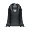 Рюкзак из RPET с фонариком (черный) (Изображение 1)