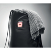 Рюкзак из RPET с фонариком (черный) (Изображение 10)