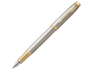 Перьевая ручка Parker IM Premium (серый/золотистый/серебристый) 
