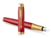 Перьевая ручка Parker IM Premium (красный/золотистый)  (Изображение 3)