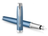 Перьевая ручка Parker IM Premium (голубой/серебристый)  (Изображение 3)