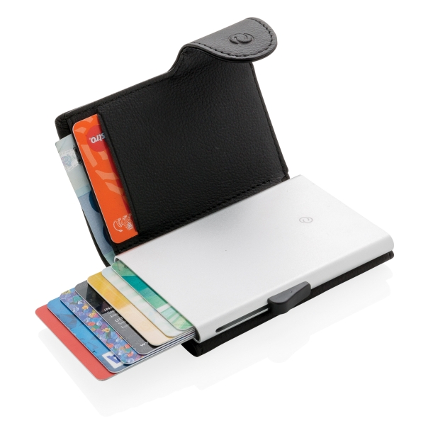 Кошелек с держателем для карт C-Secure RFID, черный (Изображение 3)