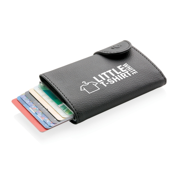 Кошелек с держателем для карт C-Secure RFID, черный (Изображение 4)