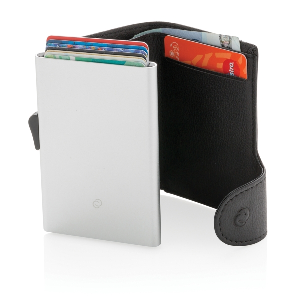 Кошелек с держателем для карт C-Secure RFID, черный (Изображение 5)
