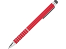 Ручка-стилус металлическая шариковая CANAIMA (красный) 