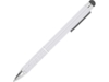 Ручка-стилус металлическая шариковая CANAIMA (белый)  (Изображение 1)