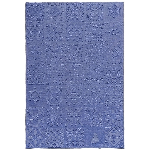 Плед Ornamental, синий (Изображение 2)