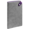 Ежедневник Corner, недатированный, серый с фиолетовым (Изображение 2)