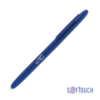 Ручка шариковая "Vega", покрытие soft touch (темно-синий) (Изображение 1)