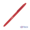 Ручка шариковая "Vega", покрытие soft touch (красный) (Изображение 1)