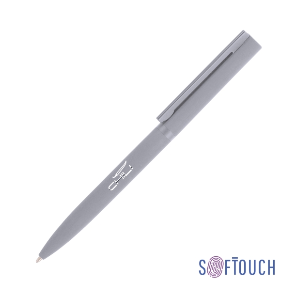 Ручка шариковая "Sirius", покрытие soft touch (серый) (Изображение 1)