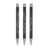 Набор "Aurora" (ручка+карандаш), покрытие soft touch (черный) (Изображение 3)