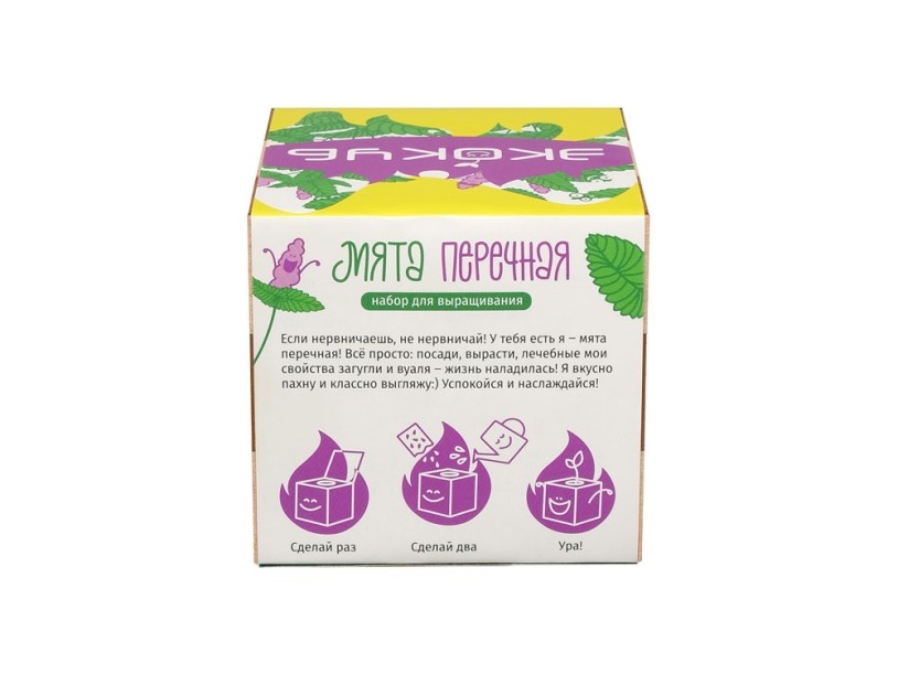 Набор для выращивания Мята (желтый)  (Изображение 4)