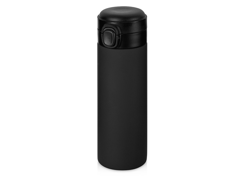 Вакуумная термокружка Waterline c кнопкой Guard, 400 мл, тубус (Изображение 1)
