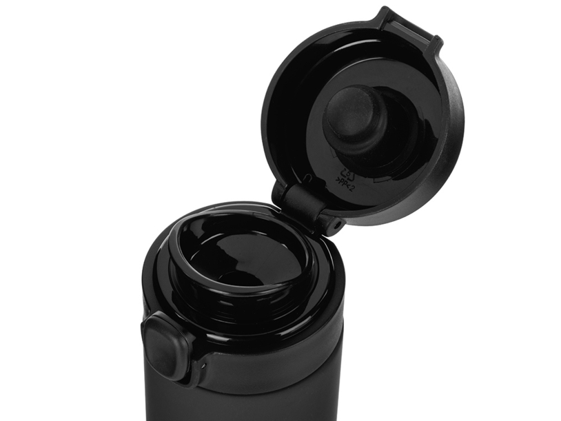 Вакуумная термокружка Waterline c кнопкой Guard, 400 мл, тубус (Изображение 5)
