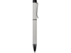 Металлическая шариковая ручка Black Lama soft-touch (серый/черный)  (Изображение 3)