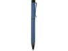 Металлическая шариковая ручка Black Lama soft-touch (темно-синий/черный)  (Изображение 3)