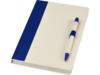 Блокнот A5 Dairy Dream с шариковой ручкой (синий/бежевый)  (Изображение 1)
